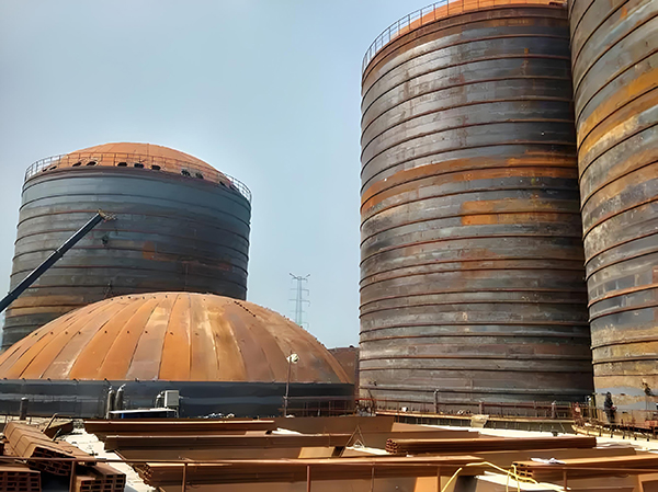 龙口焦粉钢板仓